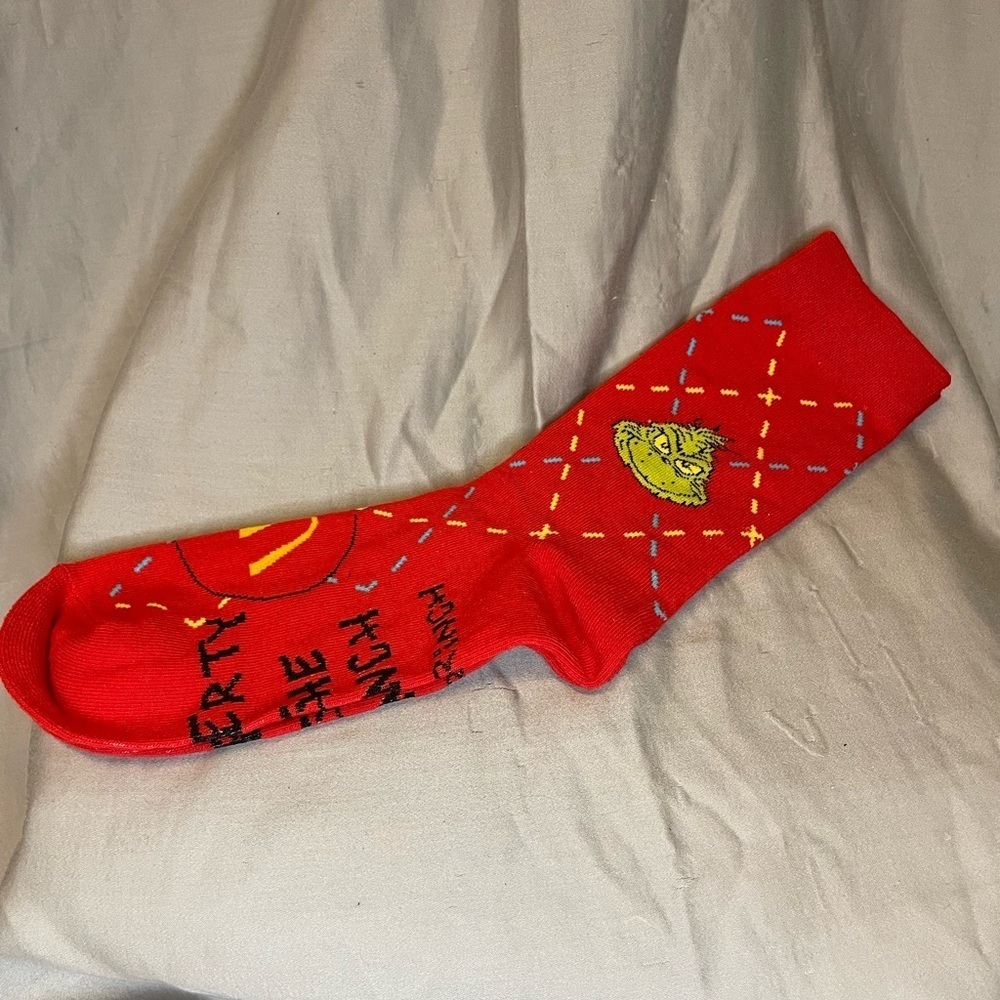 McDonald's Red Grinch Casual Socks